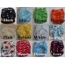 24x Giggle Life Baby Bamboo Cloth Diapers, 48x Bamboo Inserts & Wet Bag